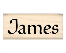 Load image into Gallery viewer, Stamps by Impression James Name Rubber Stamp
