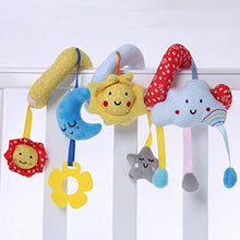 Load image into Gallery viewer, ManFull Early Childhood Toys Baby Stroller Cartoon Sun Moon Star Cloud Pendant Hanging Crib Cradle Ornament Multicolor
