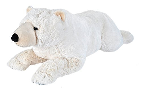 Wild Republic Jumbo Polar Bear Plush, Giant Stuffed Animal, Plush Toy, Gifts for Kids, 30 Inches
