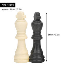 Load image into Gallery viewer, Chess Pieces Only, Kids Chessmen Set, Plastic Adult Practicing Chess Kids Intellectual Game for Kids Above 3 Years
