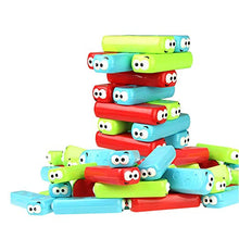 Load image into Gallery viewer, Tumbling Tower Stacking Blocks,Colored Cartoon Plastic Building Blocks Board Toppling Tumbling Tower
