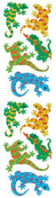 Load image into Gallery viewer, Jillson Roberts Prismatic Stickers, Geckos, 12-Sheet Count (S7317)
