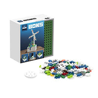 PLUS PLUS - BOKS Windmill - 220 Pieces - Construction Building Office Desk Fidget Toy, Interlocking Mini Puzzle Blocks