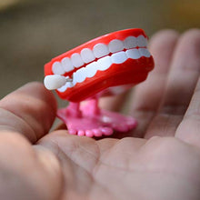 Load image into Gallery viewer, Toyvian Wind Up Teeth Walking Babbling Tooth Clockwork Toys for Kids Children Birthday New Year Party Favors Gag Props Gifts 5pcs (Random Pattern)
