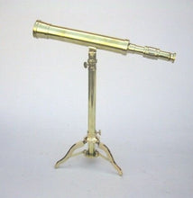 Load image into Gallery viewer, ITDC Telescope Brass Std Handtooled Handcrafted Gold
