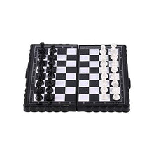 Load image into Gallery viewer, Heyingying525135 Portable Folding Magnetic Pocket Chess Kids Toys Exquisite and Portable (Color : Black)
