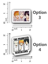 Load image into Gallery viewer, The Promised Neverland Emma Ray Norman Team Sticker Size 2 Inch
