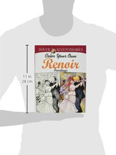 Load image into Gallery viewer, Dover Masterwork Color Your Own Renoir Painting Book
