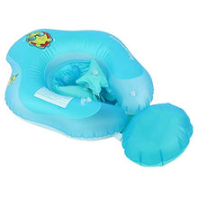 Load image into Gallery viewer, Keenso Good Materials Inflatable Circle Swimming Ring Lightweight and Portable Baby Swim Ring for Your Baby(L-Blue) Children&#39;s Swimming Series

