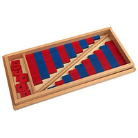 Elite Montessori Small Number Numerical Rods with Number Tiles