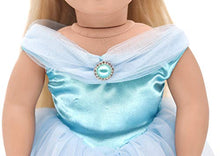 Load image into Gallery viewer, HWD 3 Sets Girls Doll Clothes Outfits and Accessories , Princess Costume , Bride Wedding Dress , Party Gown Dress for 18 inch Dolls
