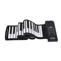 Boquite Romantic Presentroll up Musical, Electronic Keyboard, 61-Key Piano, Flexible Piano Keyboard, for Beginners for Kid