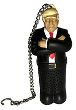 Load image into Gallery viewer, Dunk-A-Trump Donald Trump Tea Infuser - Presidential Novelty Looks Just Like Trump - Fun Political Gag Gift for Men and Women - Real Tea Ball Made of Food Grade Silicon - Use w/ Loose Leaf or Tea Bag
