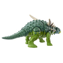 Load image into Gallery viewer, Jurassic World Toys Fierce Force Sauropelta Dinosaur Action Figure with Movable Joints, Realistic Sculpting &amp; Single Strike Feature, K Gift Ages 3 Years &amp; Older, Mixed
