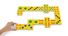 Load image into Gallery viewer, hand2mind Giant Foam Dominoes for Kids, Double Six Dominoes Set, Montessori Math Manipulatives, Elementary Classroom Must Haves, Kindergarten Learning Games, Math Educational Games (Set of 28)
