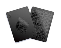Gent Supply Black Waterproof Plastic Playing Cards - Day of The Dead
