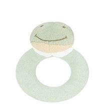 Load image into Gallery viewer, Angel Dear Ring Rattle, Green Froggy

