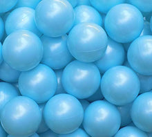 Load image into Gallery viewer, Pack of 200 Macaroon-Blue ( Baby-Blue ) Color Jumbo 3&quot; HD Commercial Grade Ball Pit Balls - Crush-Proof Phthalate Free BPA Free Non-Toxic, Non-Recycled Plastic (Macaroon-Blue, Pack of 200)
