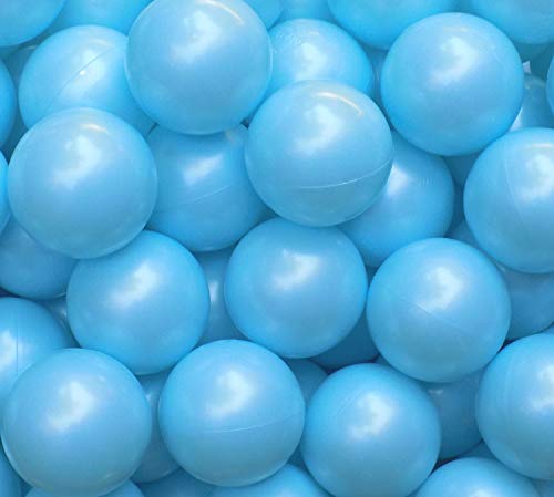 Pack of 300 Macaroon-Blue (Baby-Blue) Color Jumbo 3