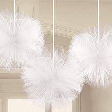 Load image into Gallery viewer, Tulle Fluffy Decorations - White
