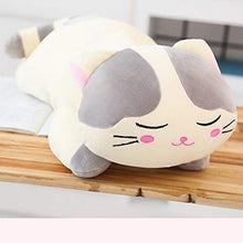 Load image into Gallery viewer, Cute Cat Pillow Kitten Plush Toy Stuffed Animal Pet Kitty Soft Cats Body Plush Pillow for Kids (Gray, 23.6&quot;)
