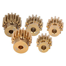 Load image into Gallery viewer, Pinion Gear Set, Motor Gears 48P Pinion Gear Set Motor Gears Kit F, High Reliability Wear Resistant for RC Car Model RC Accessory Toy Car RC Car Motor Gears

