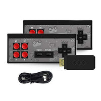 Sterose 2PC Wireless Game Retro USB Controller Super Classic Video Game Console Double Handles for Kids Retro Handheld Game Console for Kids Handheld Game Console with Built in Games Handheld Game