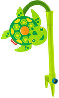 Fisher-Price Spin & Spray Sprinkler Turtle, kids sprinkler toy for outdoor water play for ages 3 years and up