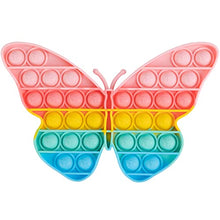 Load image into Gallery viewer, AIZIXIN Pop Bubble Fidget Sensory Toys, Squeeze Sensory Toys, Novelty Gifts for Boys and Girls, Stress Relief and Anti-Anxiety Tools for Kids and Adults (Butterfly)
