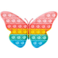 AIZIXIN Pop Bubble Fidget Sensory Toys, Squeeze Sensory Toys, Novelty Gifts for Boys and Girls, Stress Relief and Anti-Anxiety Tools for Kids and Adults (Butterfly)