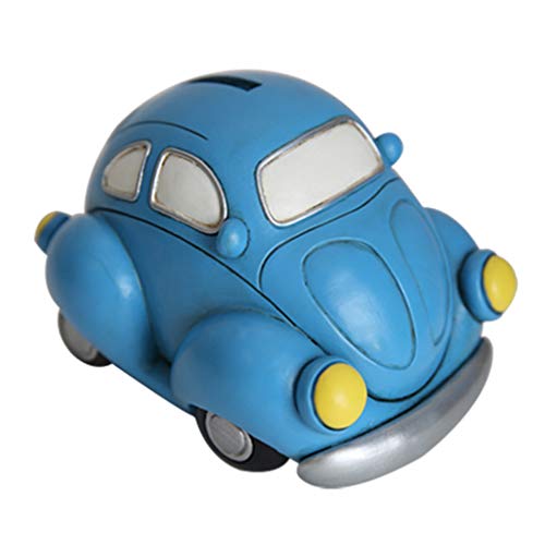 Toyvian Car Piggy Bank Creative Resin Truck Figurine Statue Cool Coin Money Box Personalized Saving Pot Toy Ornament for Kids Toddler Birthday Gift 13. 7x9. 2x9. 5cm