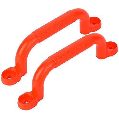 VGEBY Playground Safety Handle, Children Climbing Frame Grips Safety Non-Slip Handle Swing Toy Accessories(Red)