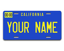 Load image into Gallery viewer, BRGiftShop Personalized Custom Name California 1970s State 6x12 inches Vehicle Car License Plate
