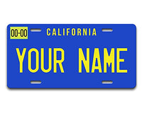 BRGiftShop Personalized Custom Name California 1970s State 6x12 inches Vehicle Car License Plate
