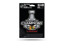 Load image into Gallery viewer, Rico Chicago Blackhawks 2015 Stanley Cup Champions Die-Cut Window Decal Sticker -9738
