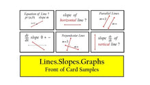Load image into Gallery viewer, Math Wiz Flashcards Deck 23 Lines and Graphs
