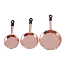 Load image into Gallery viewer, Frypan 3pcs Dollhouse Miniature Metal Frying Pans Cooking Pot Cookware Kitchen Accessories

