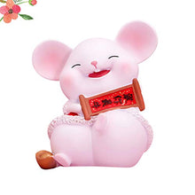 Load image into Gallery viewer, TOPBATHY Resin Piggy Bank Coin Bank Mouse Rat Shaped Money Holder Saving Pot Mouse Figurine Ornaments for Girls Boys Birthday 2020 Chinese Zodiac Year Gifts Size M/C
