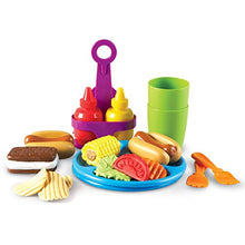 Load image into Gallery viewer, Learning Resources New Sprouts Cookout! Food, Pretend Play Food, Toddler Outdoor Toys, 19 Pieces, Ag
