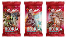 Load image into Gallery viewer, MTG 3 (Three) Booster Packs of Magic: The Gathering: Ikoria: Lair of Behemoths - 3 Booster Packs Booster Pack Draft Lot Bundle
