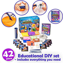 Load image into Gallery viewer, Original Stationery Mini Galaxy 3D Solar System Air Dry Clay Kit with All the Clay Colors You Need, 8 Fact Cards, Tools and More in this Kit to make a Spinning Solar System with Modeling Clay for Kids
