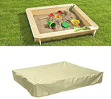 Load image into Gallery viewer, Sandbox Cover Square Sandpit Pool Cover 420D Heavy Duty Square Sandbox Protective Cover with Drawstring

