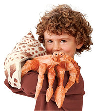 Load image into Gallery viewer, Folkmanis Hermit Crab Hand Puppet
