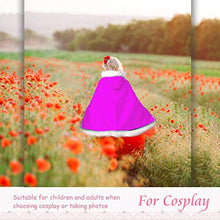 Load image into Gallery viewer, Hooded Cape Wedding Cloak for Women Lady Flower Girl Infant Junior Bridesmaid Winter Bride Lilac 32&quot;
