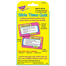 Load image into Gallery viewer, Trend Bible Times Quiz Challenge Cards, 6 Sets
