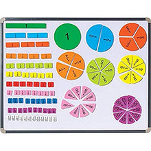 Load image into Gallery viewer, Didax Educational Resources Magnetic Fraction Tiles, Multi
