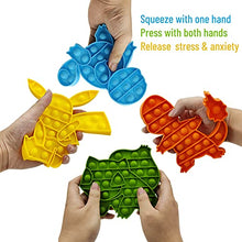 Load image into Gallery viewer, 4-Pack Pop Bubble Toys, Animal Popper Popping Sensory Anxiety Stress Relief Poppop Gift
