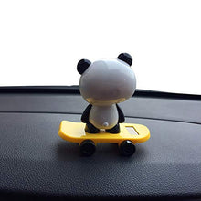 Load image into Gallery viewer, ruiycltd Surprise Cute Solar Powered Car Dashboard Home Desk Decor Dancing Panda Swinging Toy Gift Yellow
