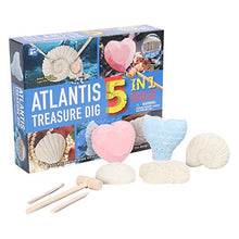 Load image into Gallery viewer, NUOBESTY Pirate Treasures Dig Kit Treasure Excavation Kits Pirate Toys Gems Dig Kits Interactive Excavating Toys Archeology Educational STEM Kits Style 1
