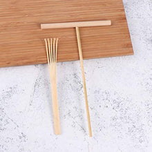 Load image into Gallery viewer, SEWACC 8pcs Mini Zen Garden Rake Tool Tabletop Meditation Sand Garden Rakes Wooden Sandbox Play Toy for Office Desktop Decor
